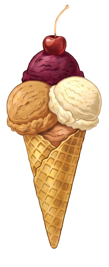 Eiswaffel - Eiscafé Peters